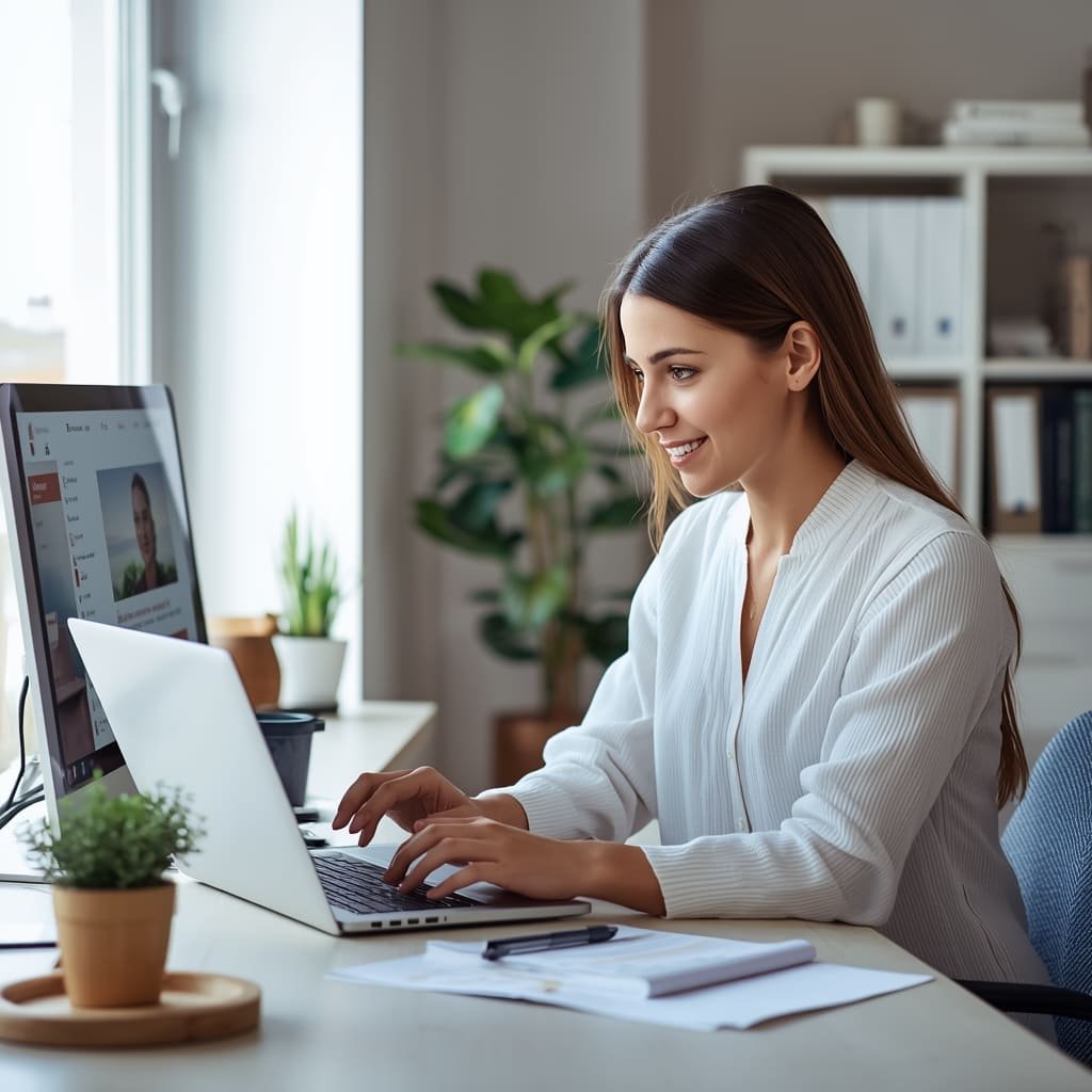 Estudante de curso online do MEC se profissionalizando de forma Gratuita.